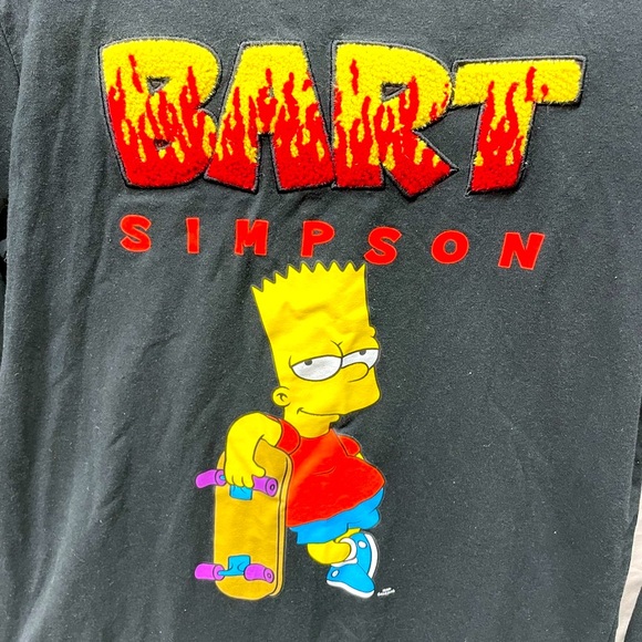 The Simpson long sleeve tee “Bart Simpson” boys sz 18/20 - Picture 5 of 6